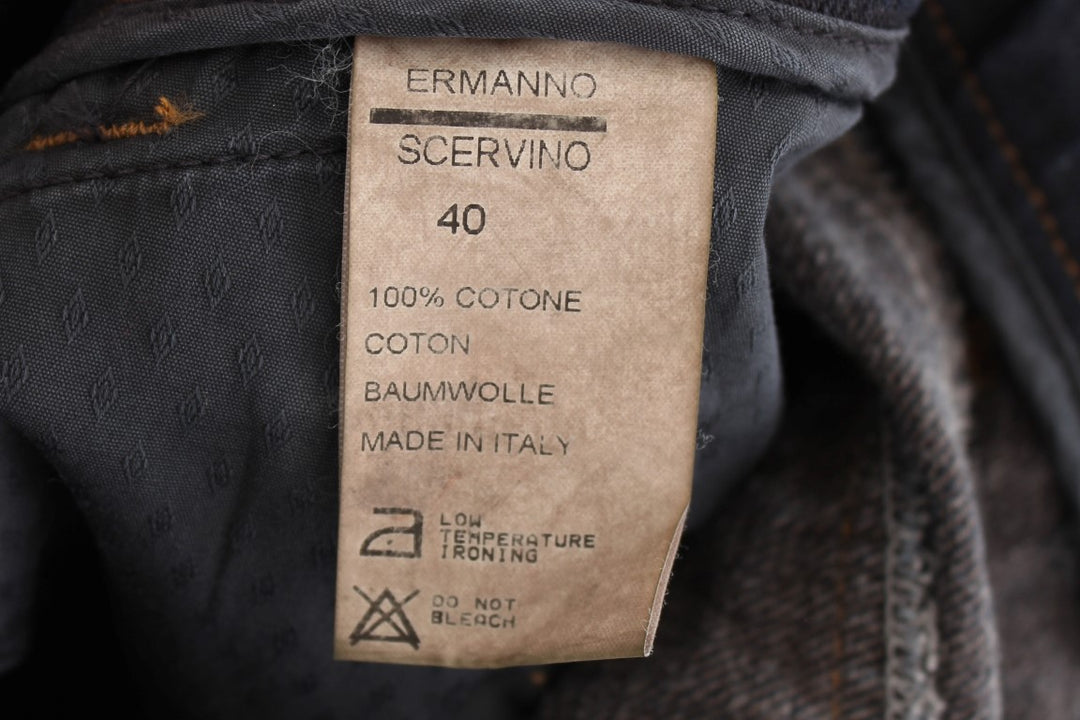 Ermanno Scervino Chic Slim Fit Italian Cotton Jeans