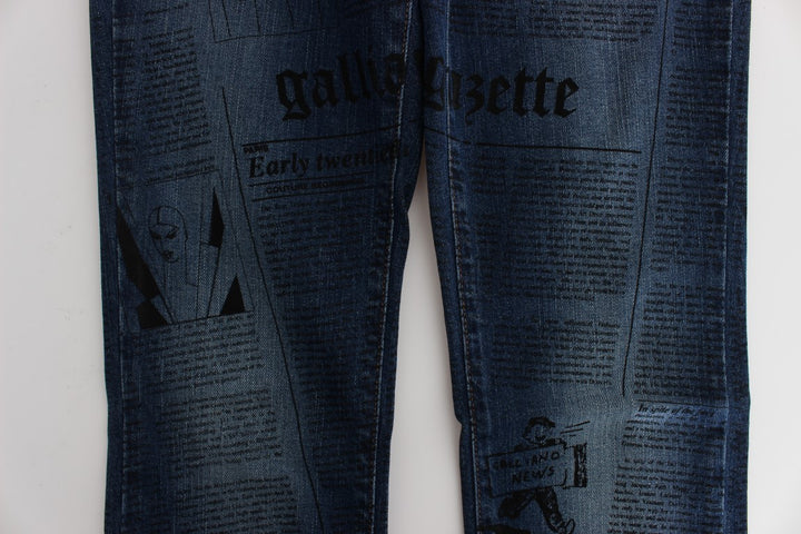 John Galliano Elegant Slim Bootcut Denim Jeans