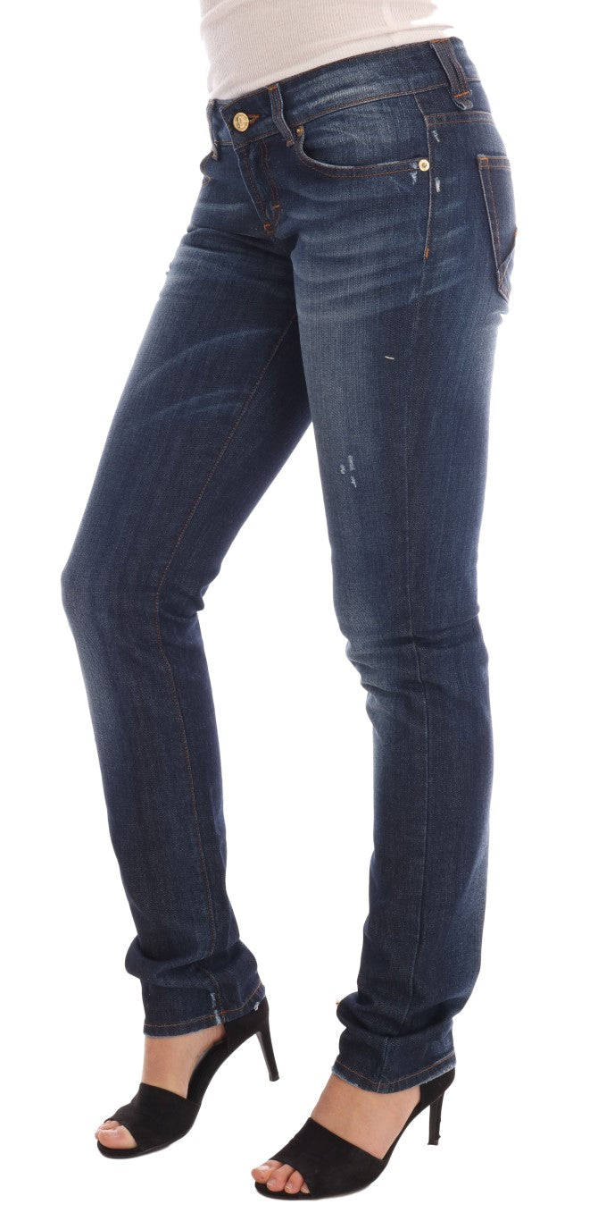 John Galliano Stylish Skinny Low Rise Denim Jeans