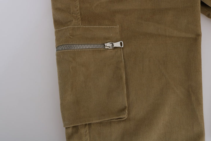 Ermanno Scervino Chic Beige Casual Pants for Sophisticated Style