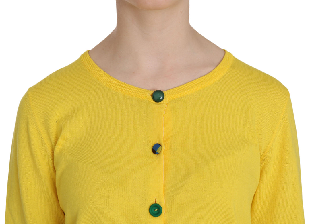 Jucca Radiant Yellow Cotton Sweater