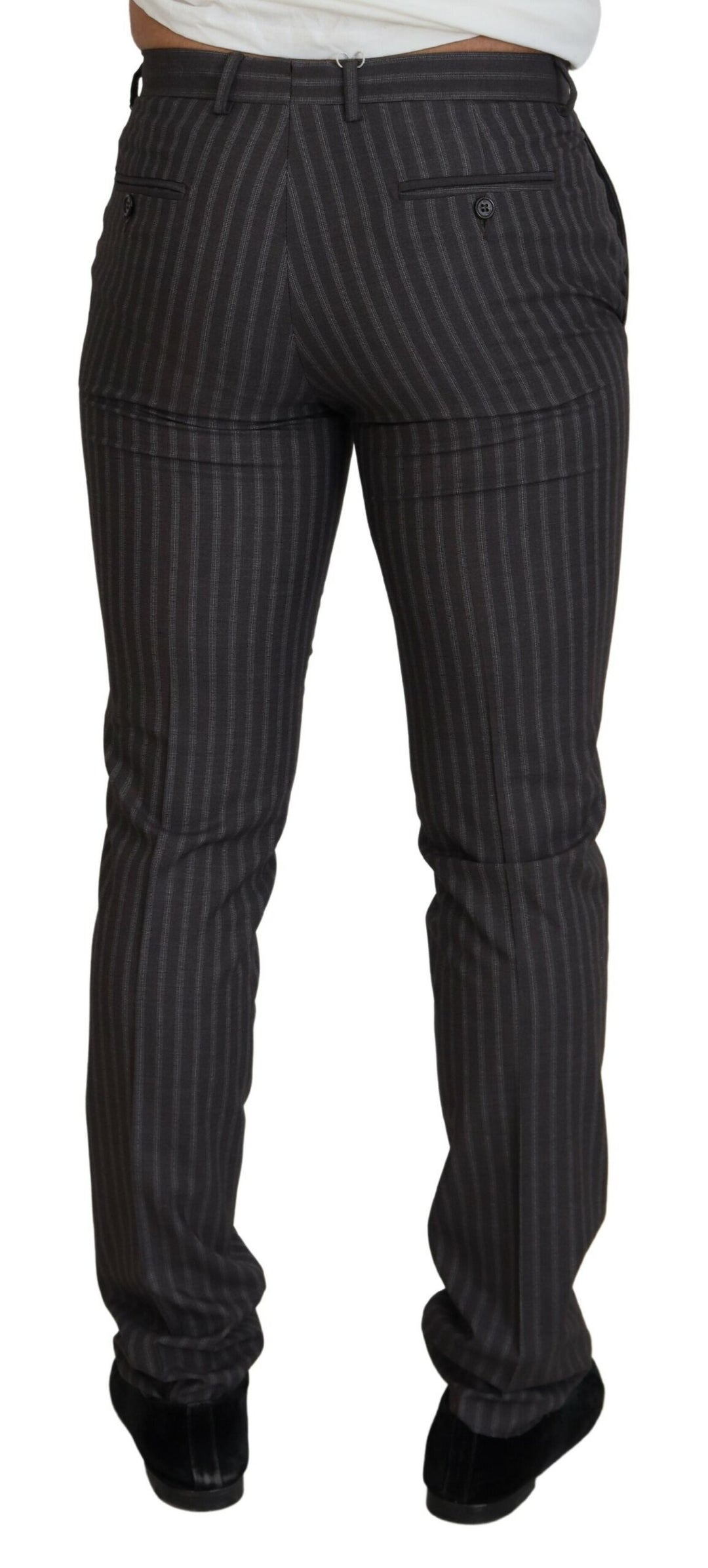 BENCIVENGA Elegant Striped Dress Pants for Men