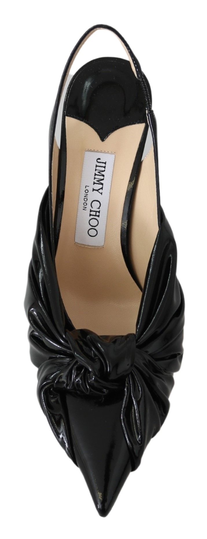 Jimmy Choo Black Patent Leather Annabell 85 Pumps