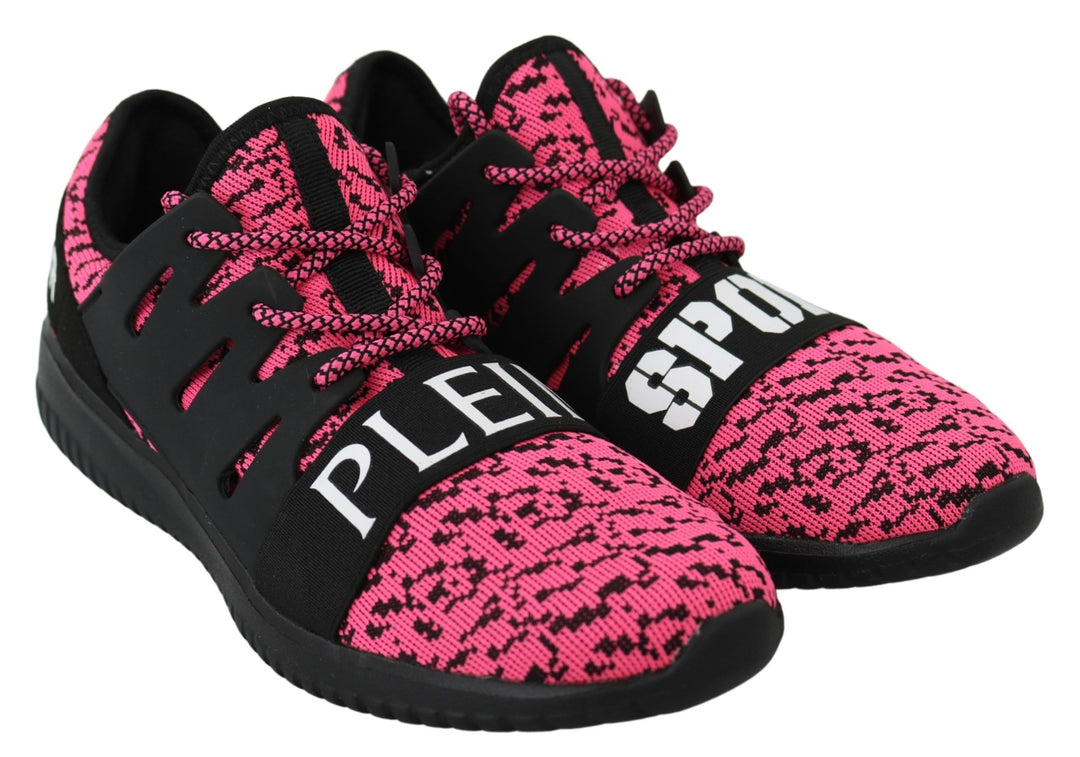 Plein Sport Chic Pink Blush Athletic Sneakers