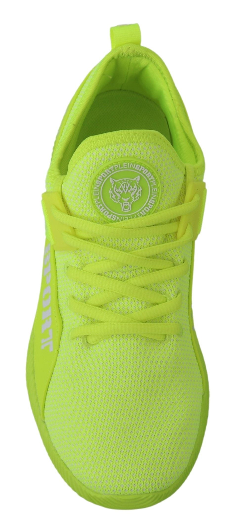 Plein Sport Electrify Your Step with Yellow Carter Sport Sneakers