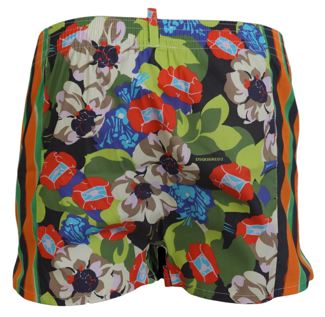 Dsquared² Multicolor Floral Men's Swim Shorts