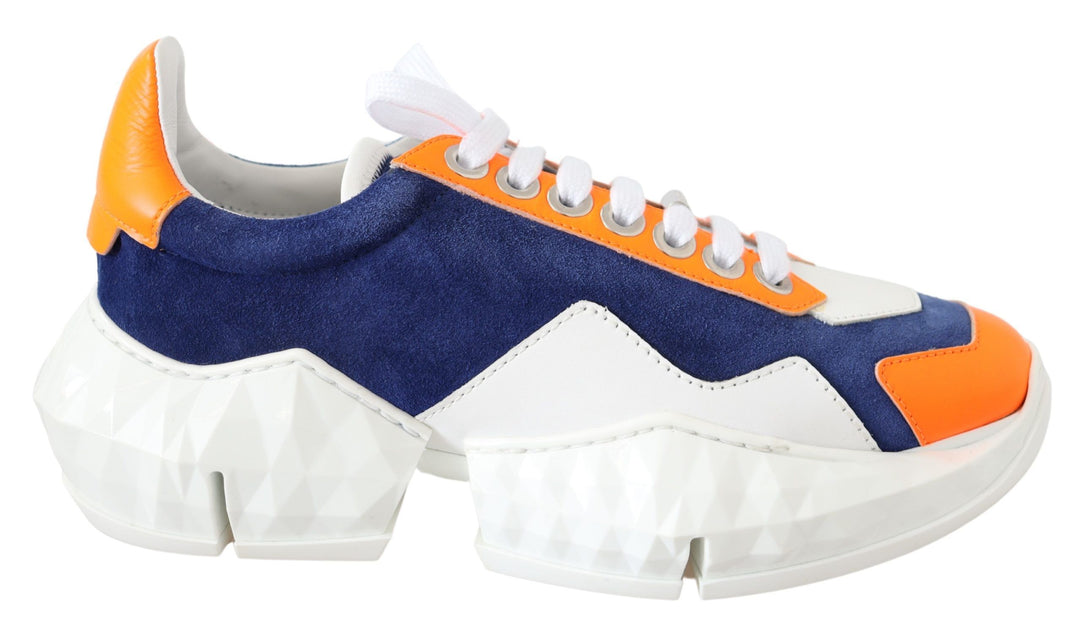 Jimmy Choo Electric Elegance Leather Mix Sneakers