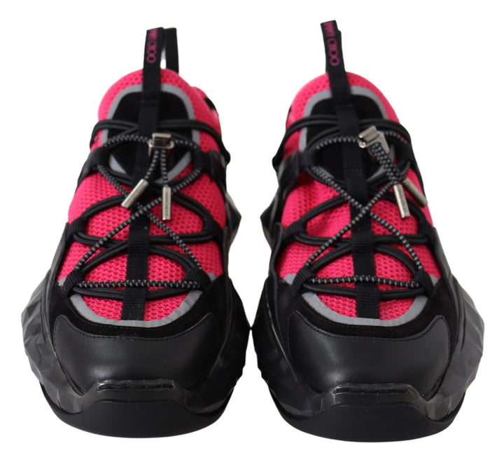 Jimmy Choo Diamond Black Pink Sneakers