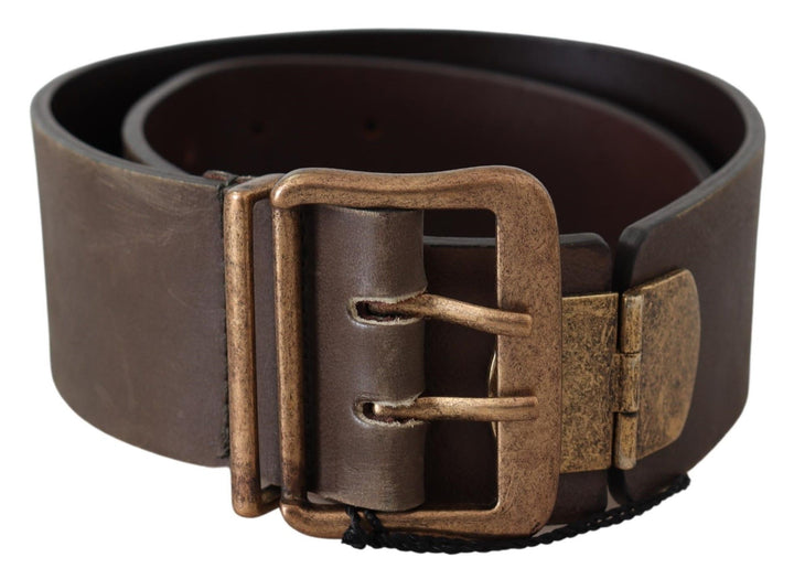 Ermanno Scervino Elegant Leather Fashion Belt in Rich Brown
