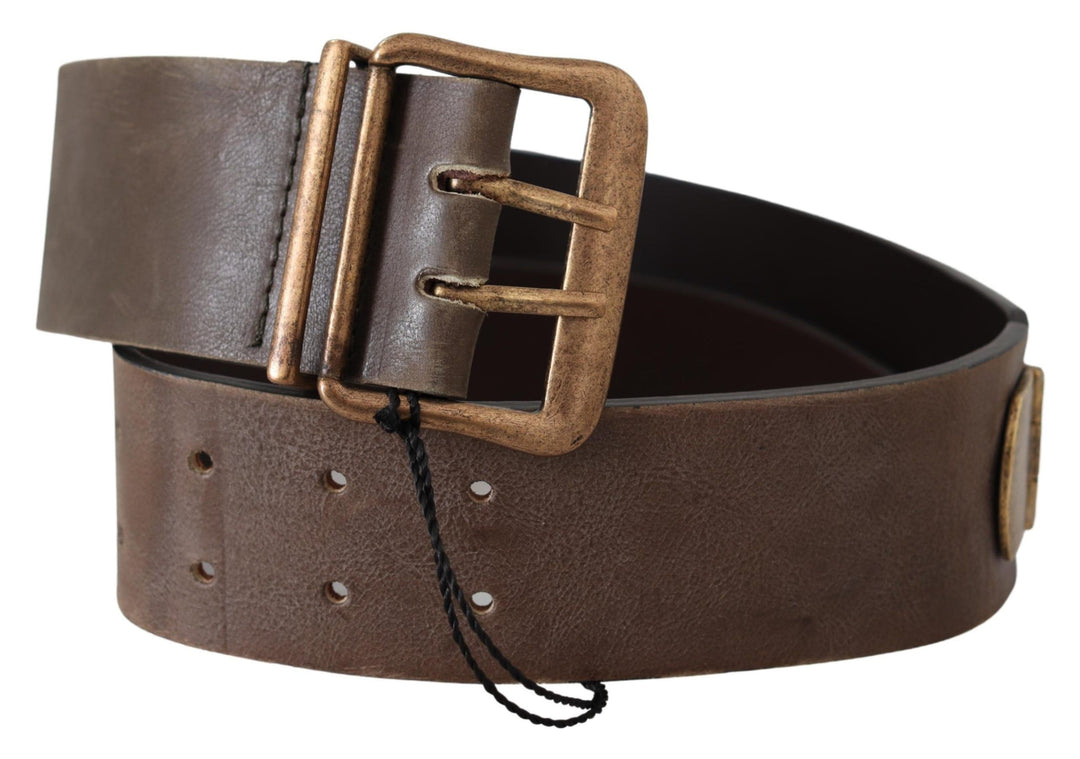 Ermanno Scervino Elegant Leather Fashion Belt in Rich Brown