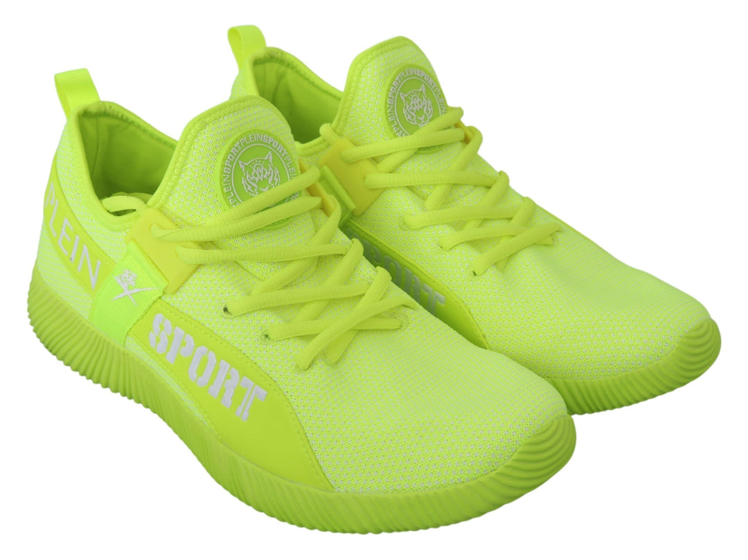 Philipp Plein Stylish Light Green Casual Sneakers