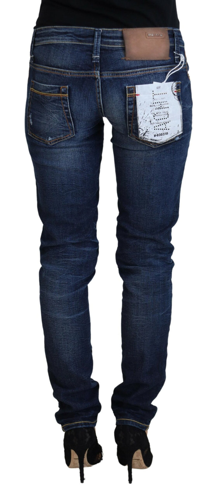 Acht Chic Low Waist Designer Skinny Jeans