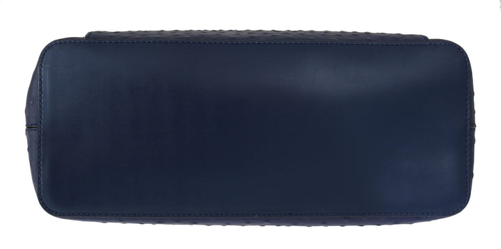 Kate Spade Elegant Ostrich Leather Handbag in Blue