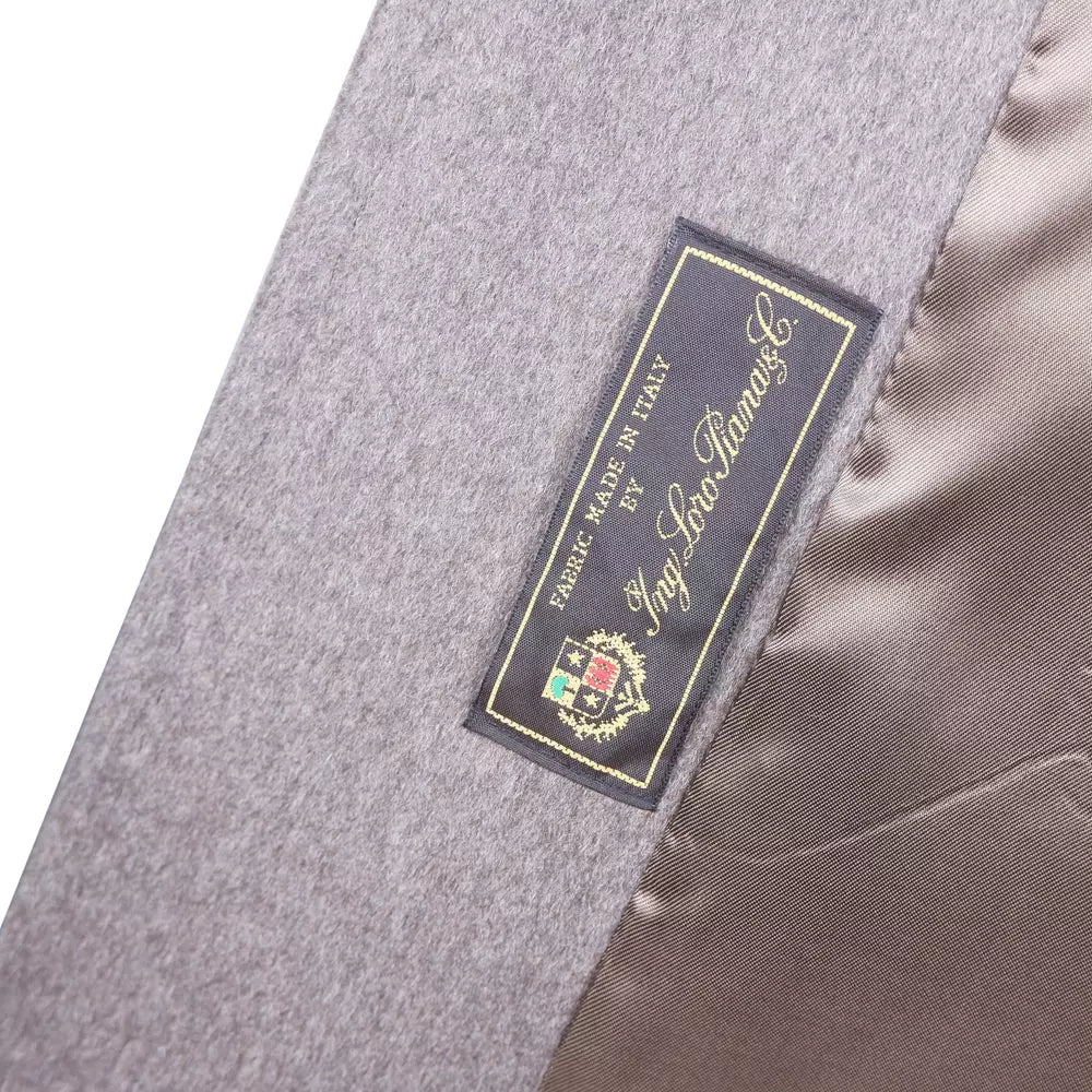Made in Italy Elegant Woolen Brown Coat for Women