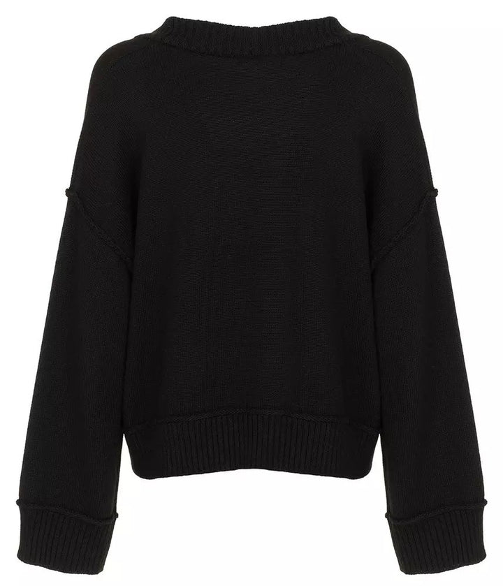 Imperfect Classic V-Neck Wool Blend Sweater