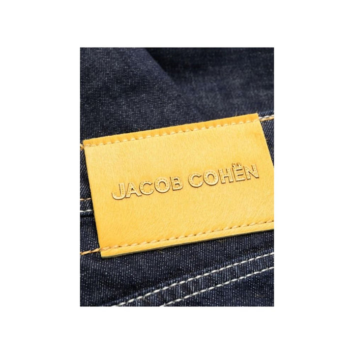 Jacob Cohen Exquisite Slim Fit Dark Blue Stretch Jeans
