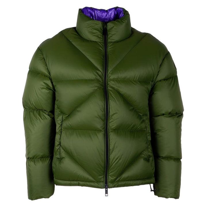 Centogrammi Chic Green Nylon Puffer Jacket