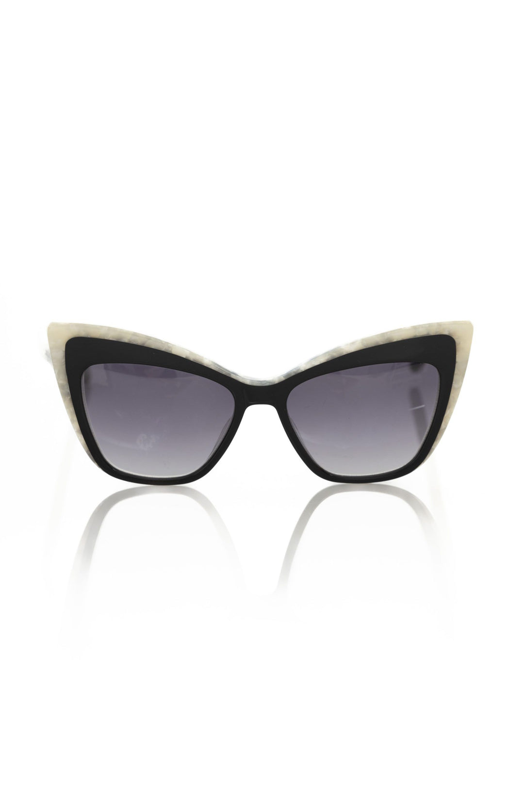 Frankie Morello Chic Cat Eye Sunglasses with Pearly Accents