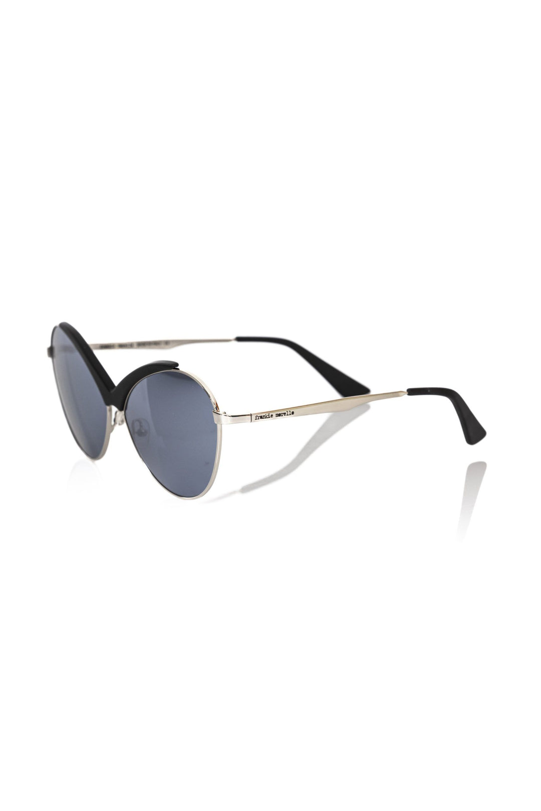 Frankie Morello Chic Butterfly-Shaped Metal Sunglasses
