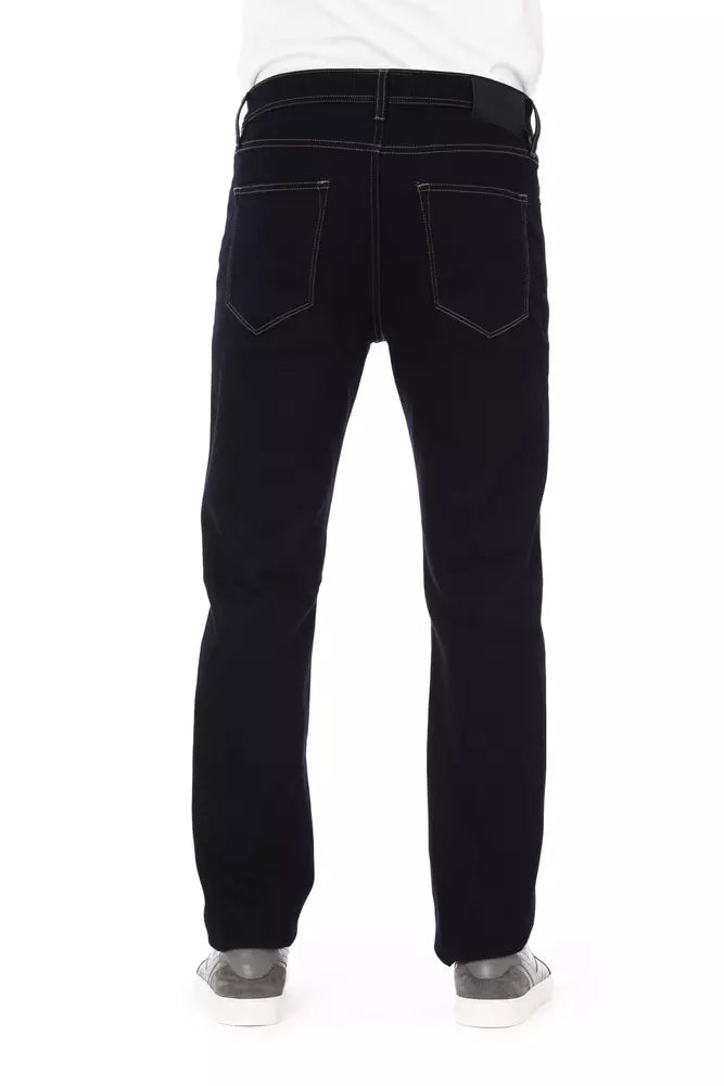 Baldinini Trend Trendy Contrast Stitch Regular Fit Men's Jeans