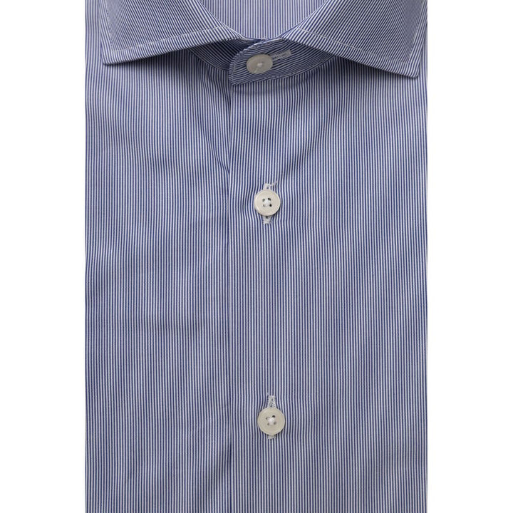 Bagutta Elegant Medium Fit French Collar Shirt