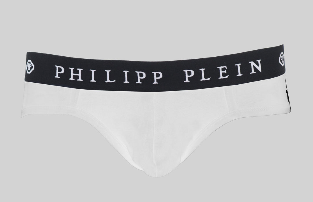 Philipp Plein Elevated White Boxer Shorts Twin-Pack