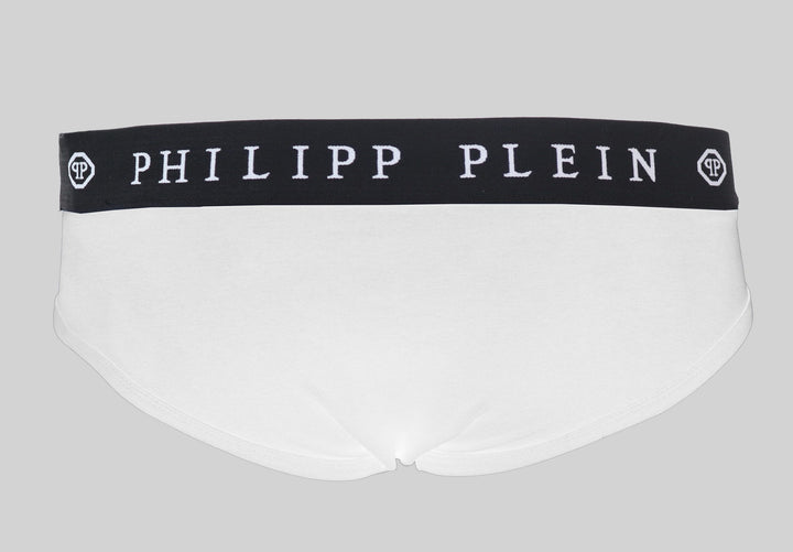 Philipp Plein Elevated White Boxer Shorts Twin-Pack
