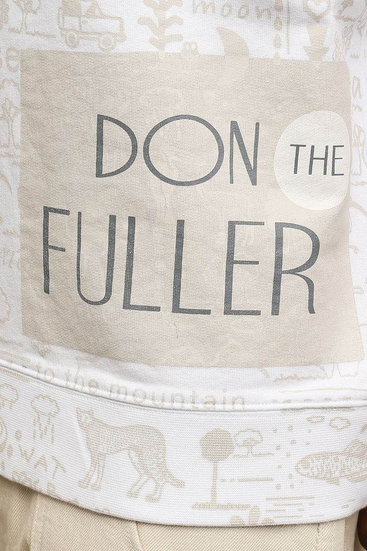 Don The Fuller Chic White Cotton Designer Tee