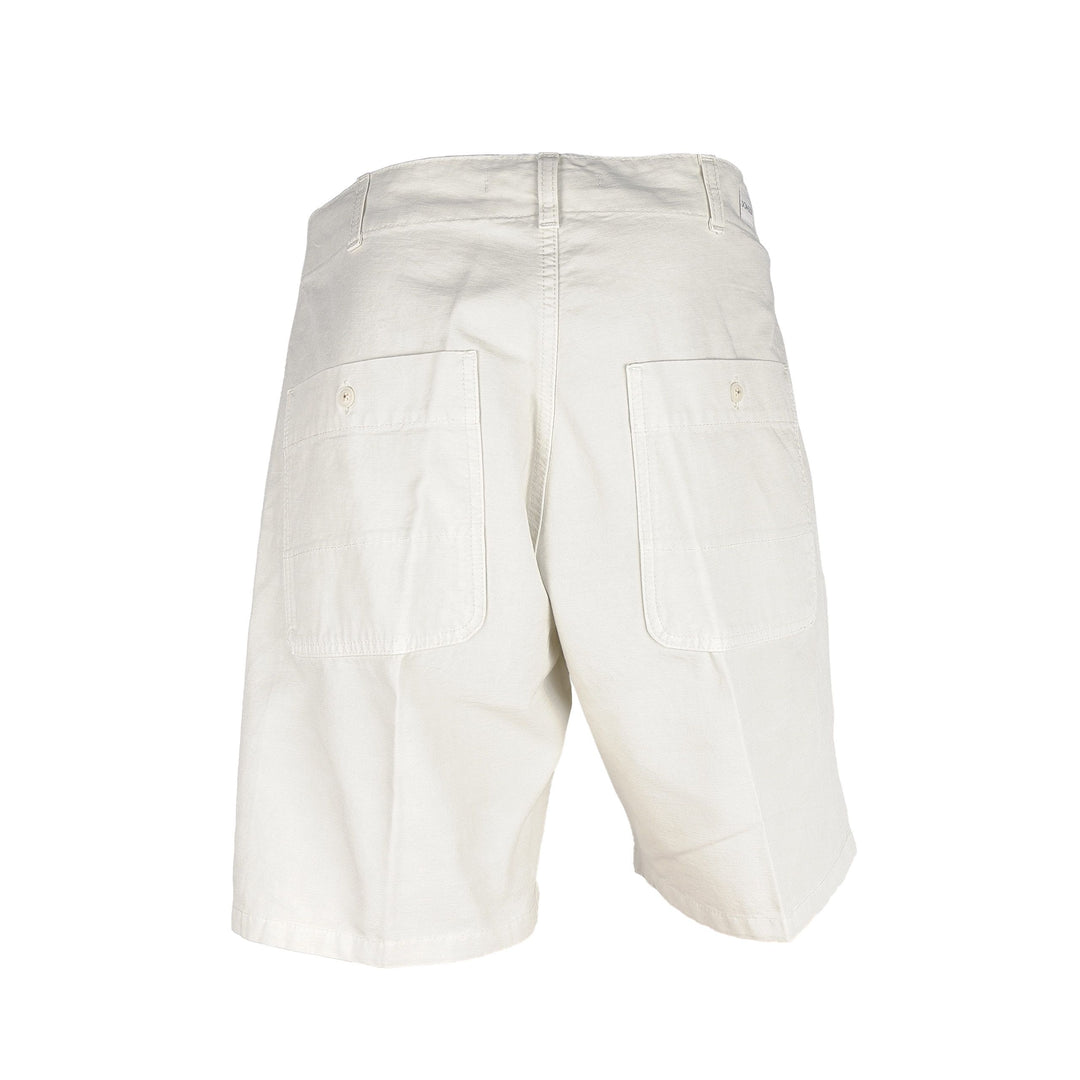 Don The Fuller Elegant White Cotton Bermuda Shorts