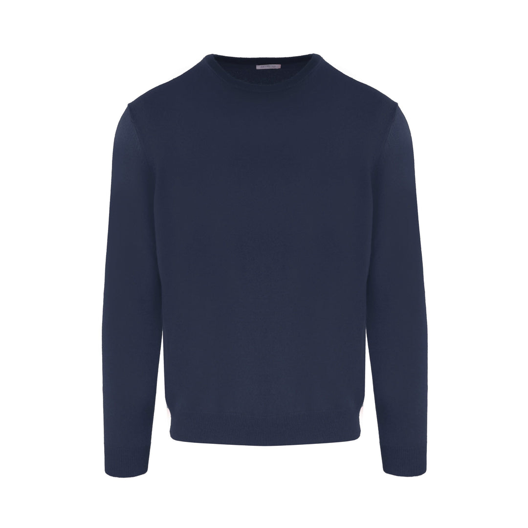 Malo Elegant Cashmere Roundneck Sweater in Chic Blue