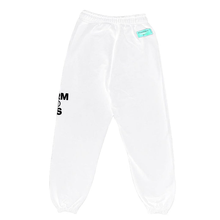 Pharmacy Industry Chic White Logo Print Tracksuit Trousers