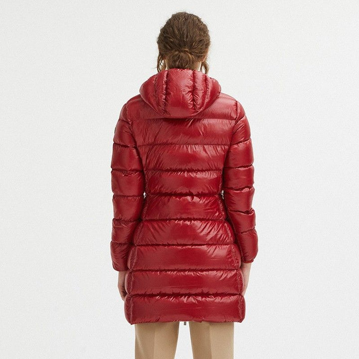 Centogrammi Reversible Long Red Jacket with Goose Down