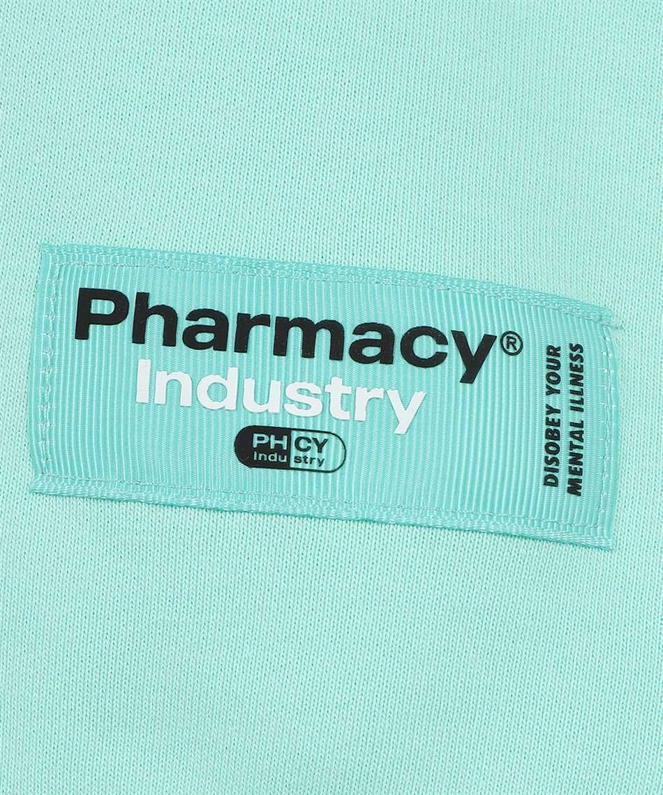 Pharmacy Industry Chic Urban Hooded Green Sweater with Zip Closure