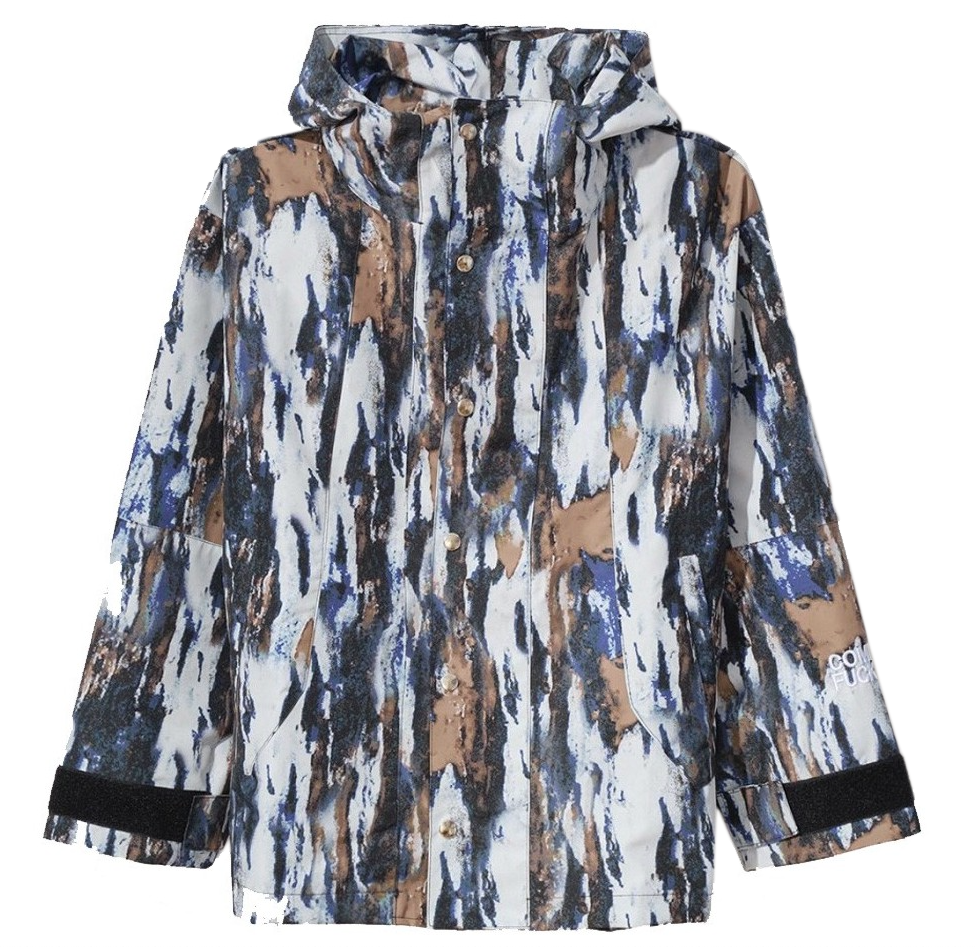 Comme Des Fuckdown Abstract Elegance Hooded Jacket