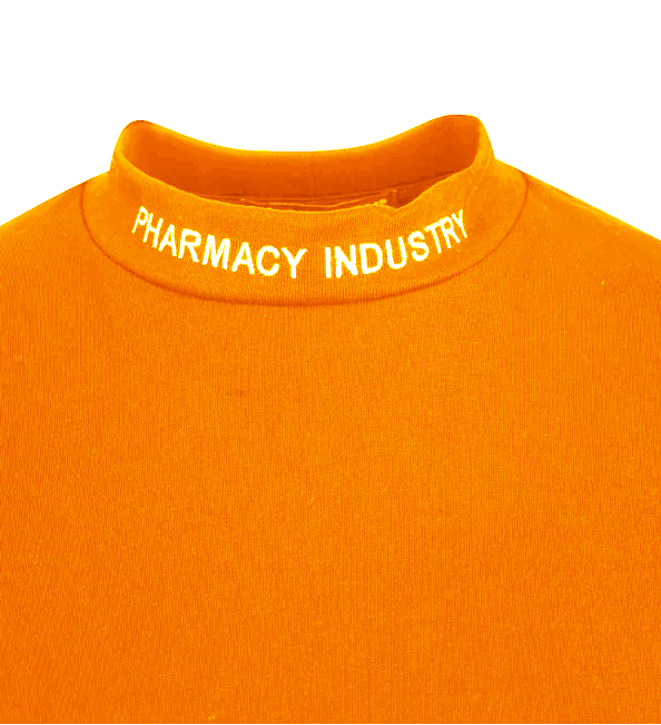 Pharmacy Industry Chic Embroidered Collar Tee