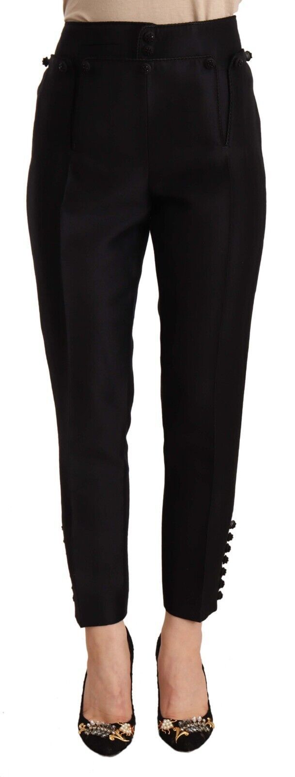 Dsquared² Chic High-Waist Cropped Trousers
