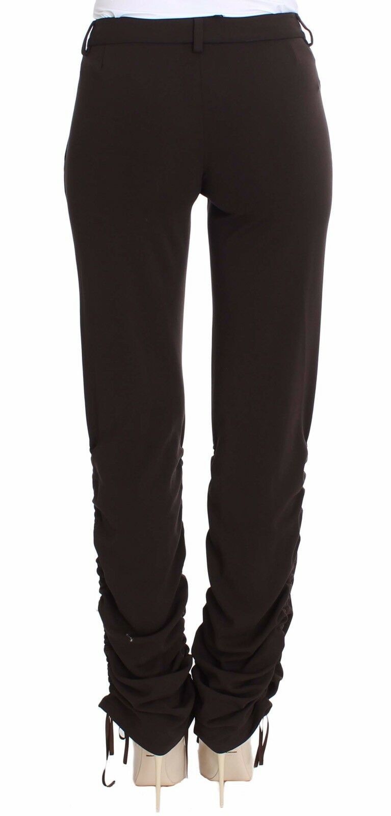 Ermanno Scervino Chic Brown Casual Trousers for Sophisticated Style