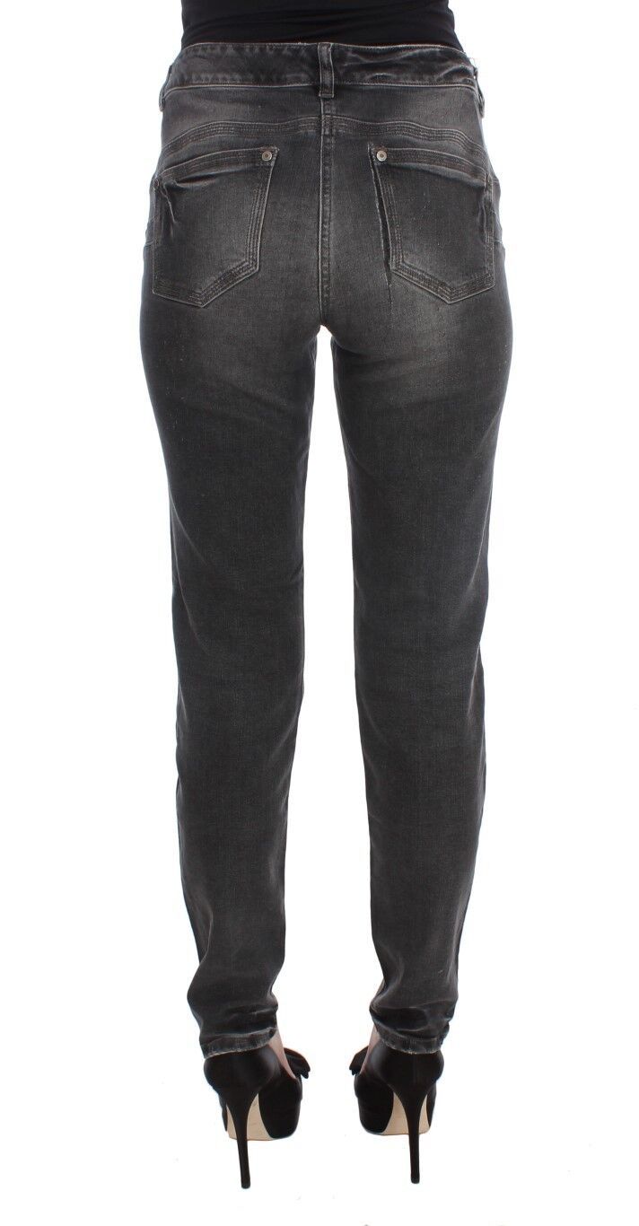 Ermanno Scervino Elegant Gray Regular Fit Jeans