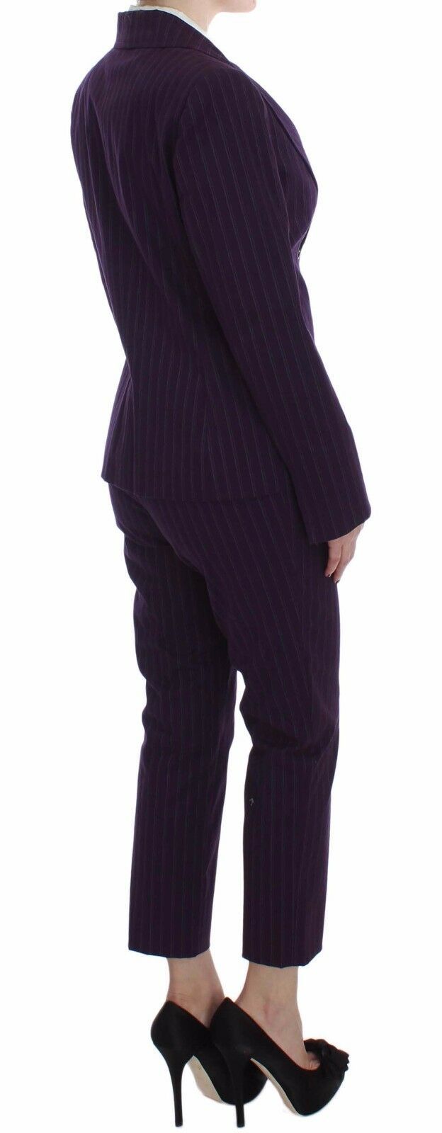 BENCIVENGA Elegant Striped Pant & Blazer Suit