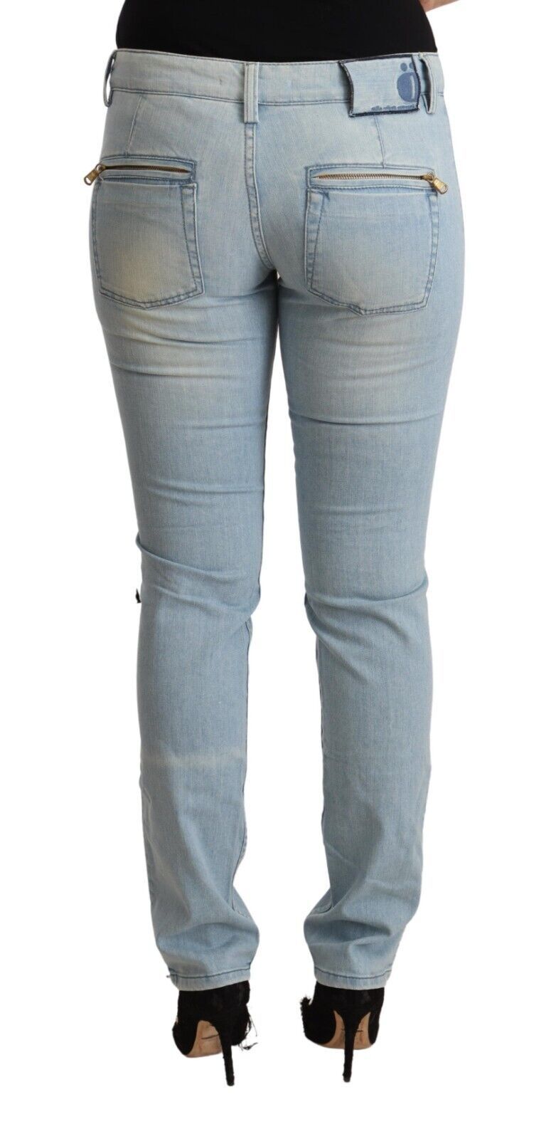 MILA SCHÖN Elegant Slim Fit Cotton Blend Jeans