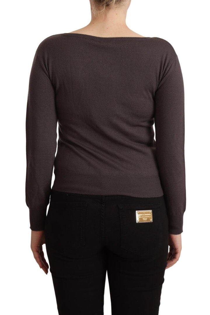 John Galliano Elegant Wool Long Sleeve Sweater