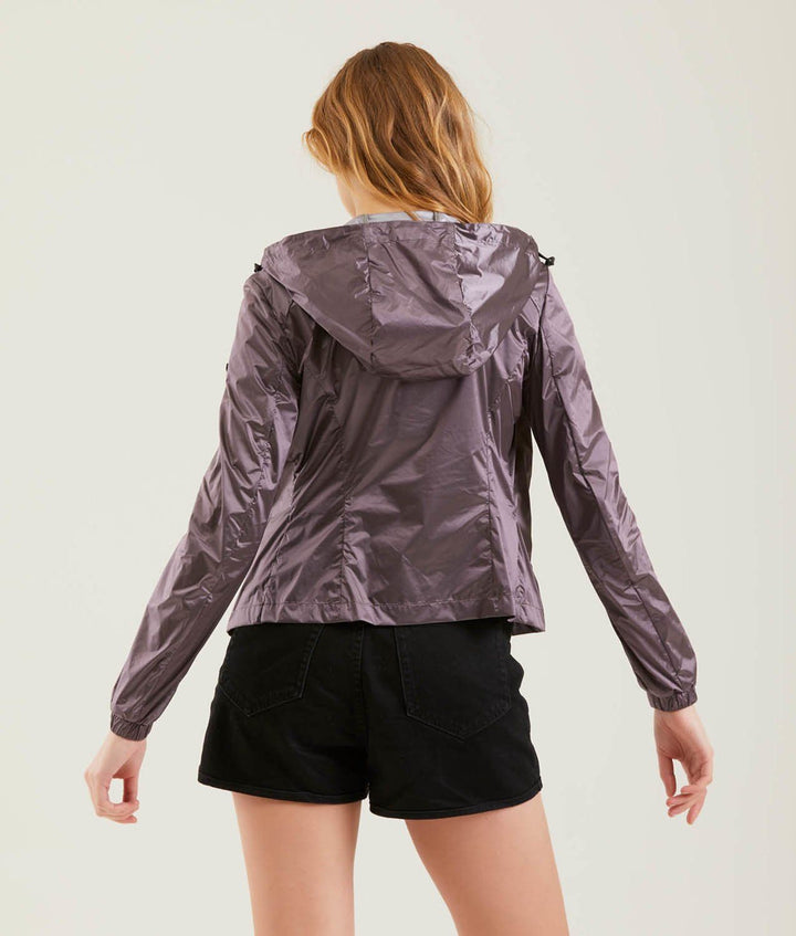 Refrigiwear Sleek Ultra-Light Metallic Nylon Jacket