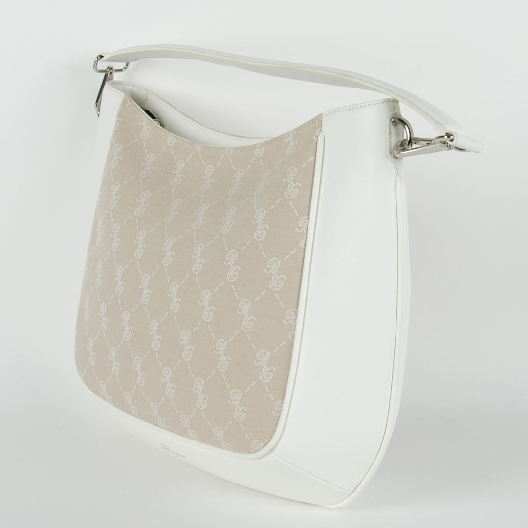 Blumarine Elegant White Hobo Bag - Diane Style Luxury