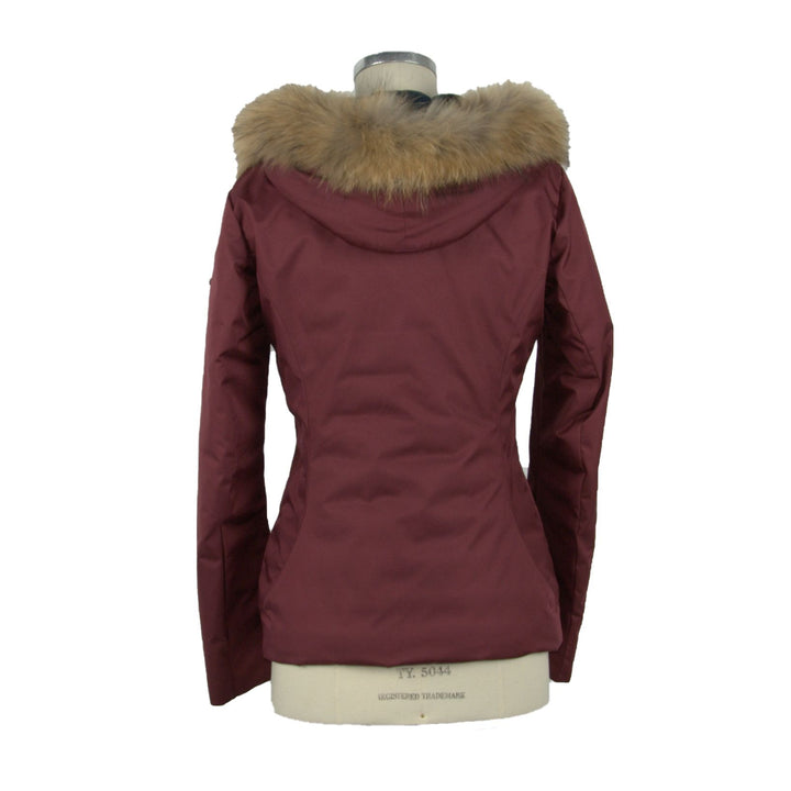 Refrigiwear Elegant Wool-Effect Hooded Jacket with Fur Trim