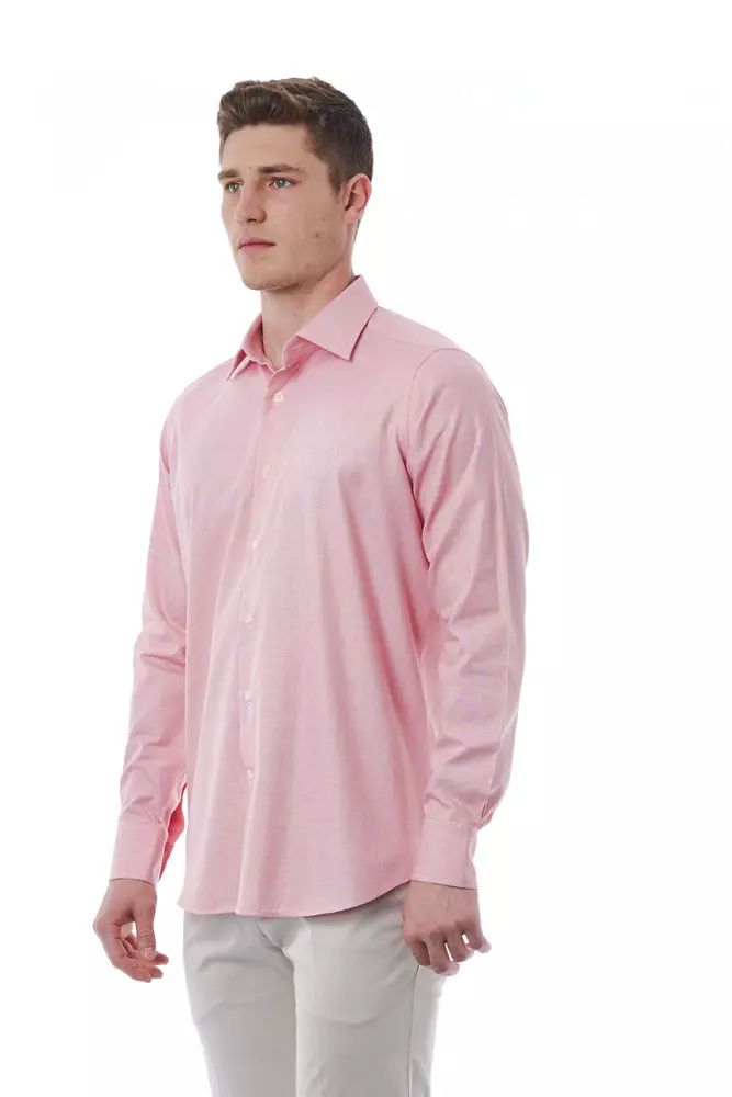 Bagutta Elegant Pink Italian Collar Shirt