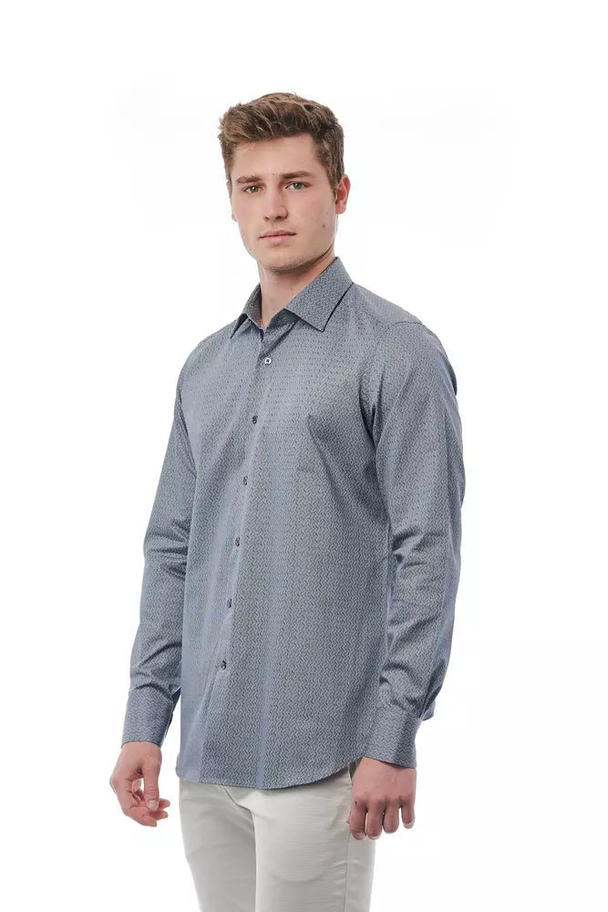 Bagutta Sleek Italian Collar Cotton Shirt