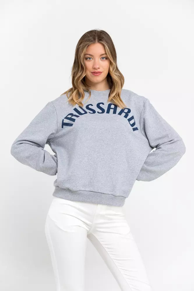 Trussardi Elevated Casual Chic Oversized Sweatshirt