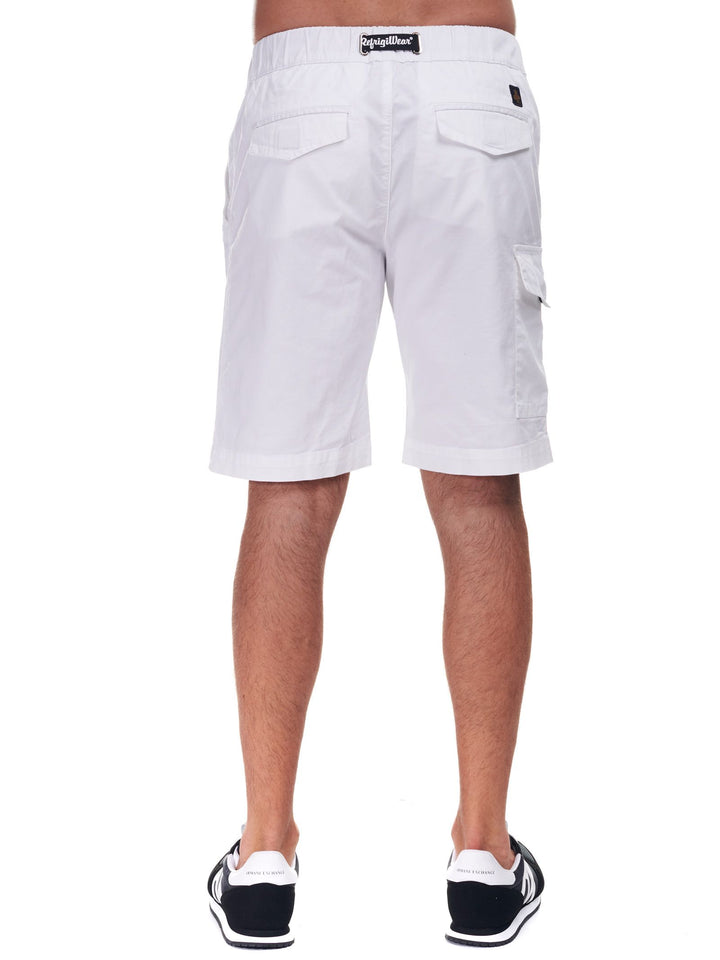 Refrigiwear Summertime Elegance White Cotton Shorts
