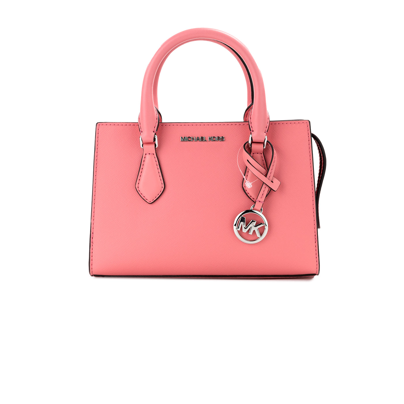 Michael Kors Sloan Editor Medium Flap Shoulder Bag Crossbody Tea Rose Pink  MK 